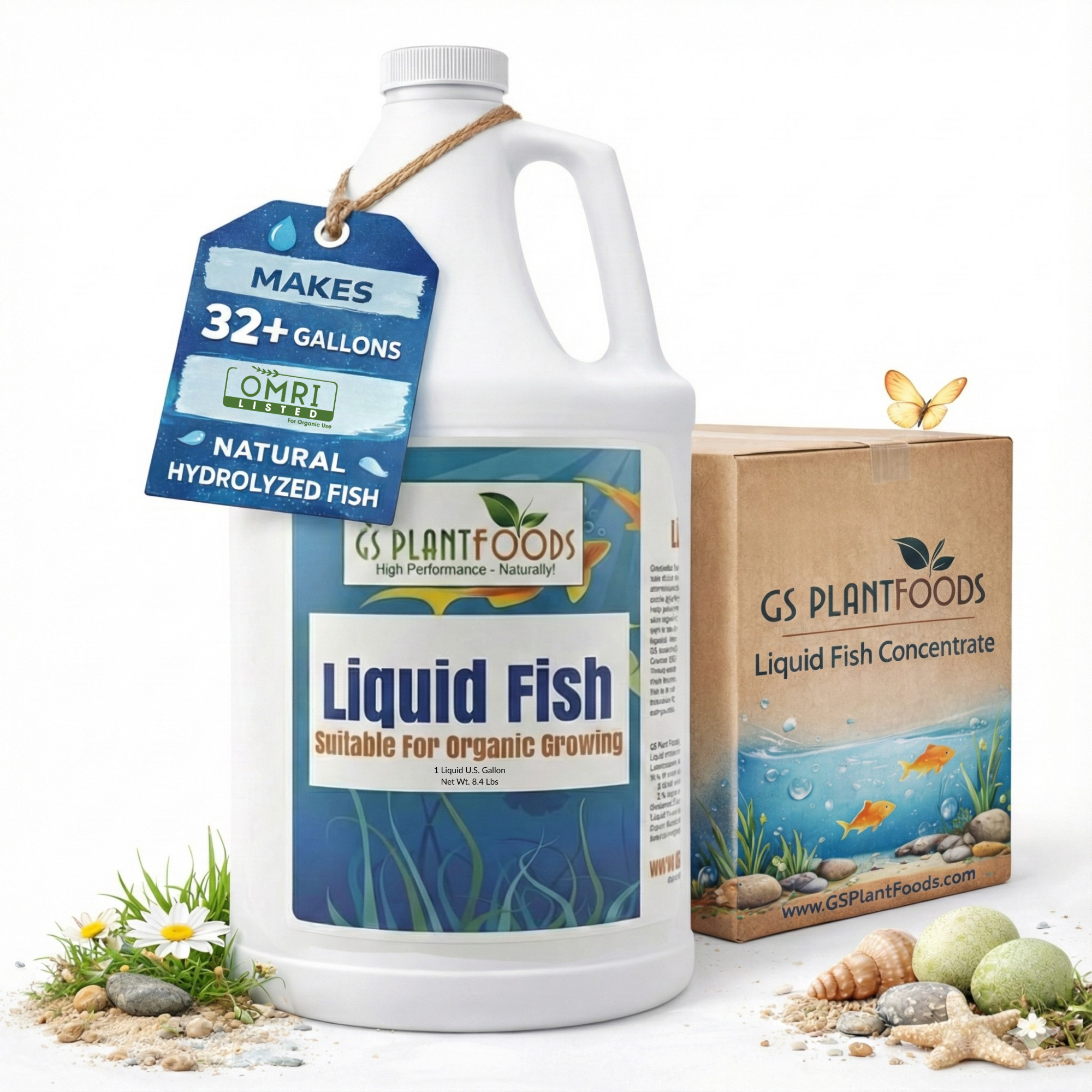 Organic Liquid Fish Fertilizer – NPK 2-3-1