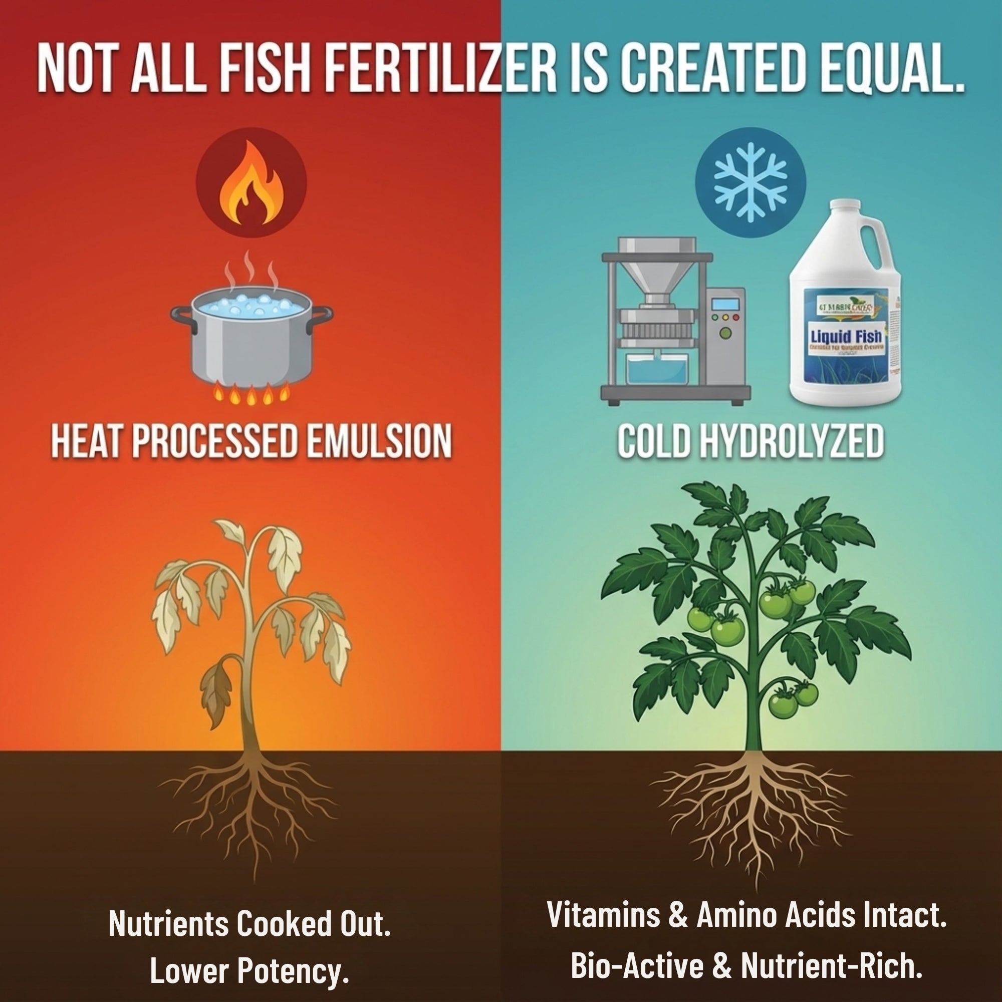 Organic Liquid Fish Fertilizer – NPK 2-3-1