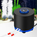 3W/6W/10W Aquarium Air Pump Quiet Dual Outlet Adjustable 80-200 Gallon Aerator