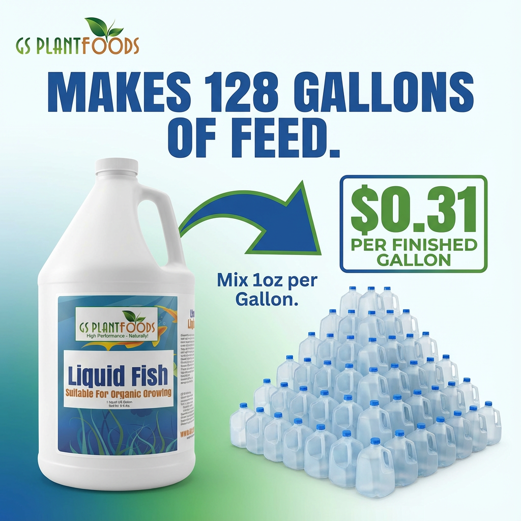 Organic Liquid Fish Fertilizer – NPK 2-3-1