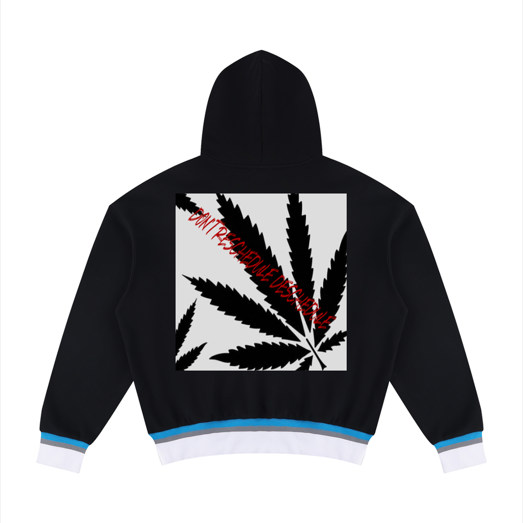 Unisex Oversized Color Block Boxy Hoodie