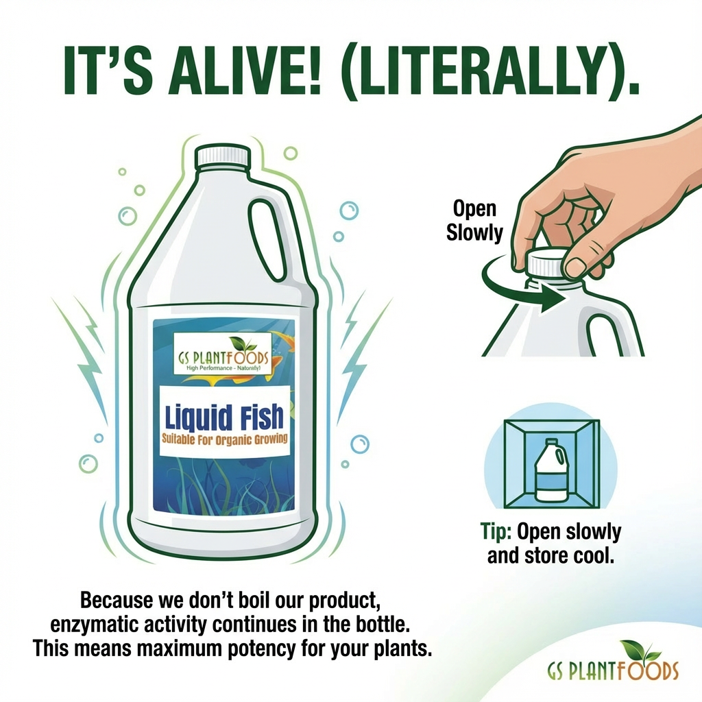 Organic Liquid Fish Fertilizer – NPK 2-3-1
