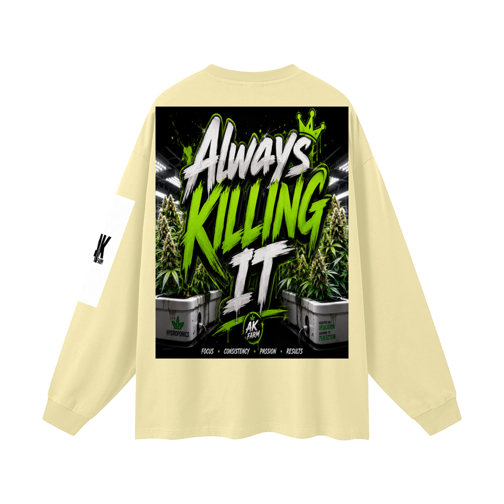 Oversized Unisex Long Sleeve T-Shirt