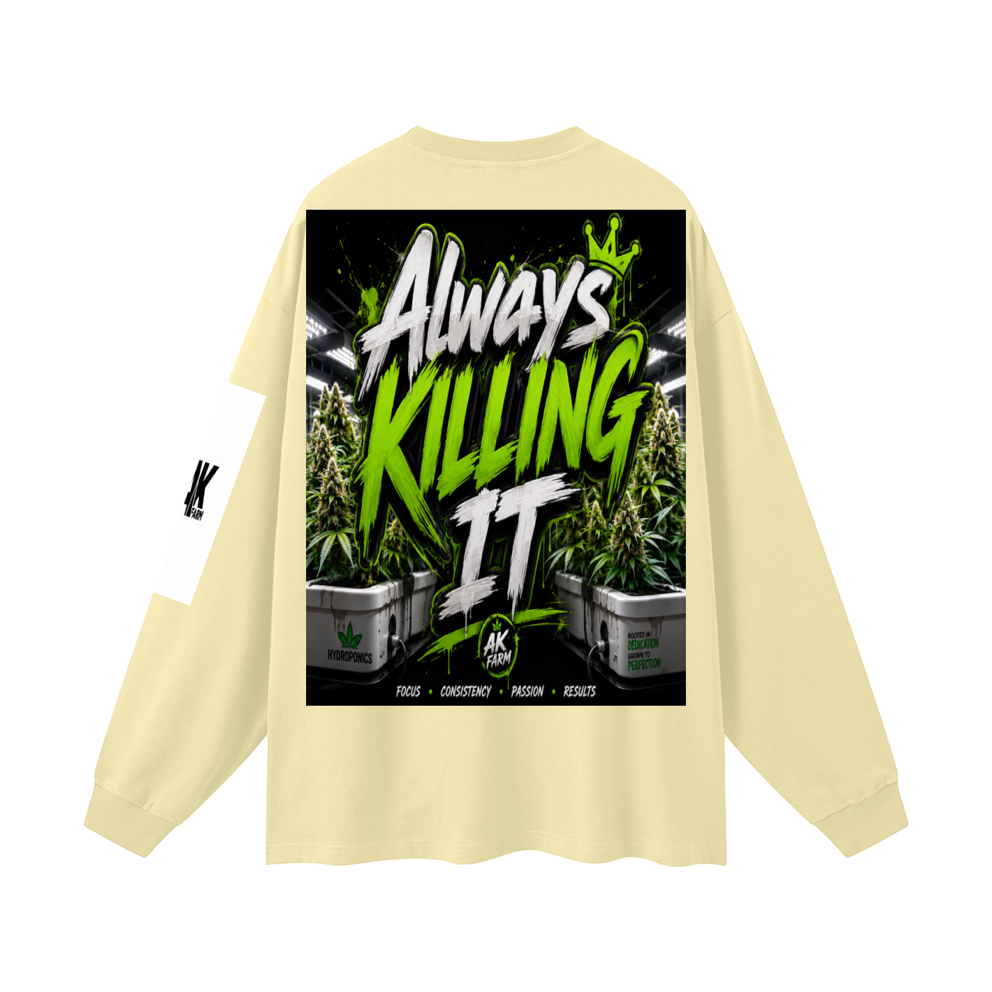 Oversized Unisex Long Sleeve T-Shirt