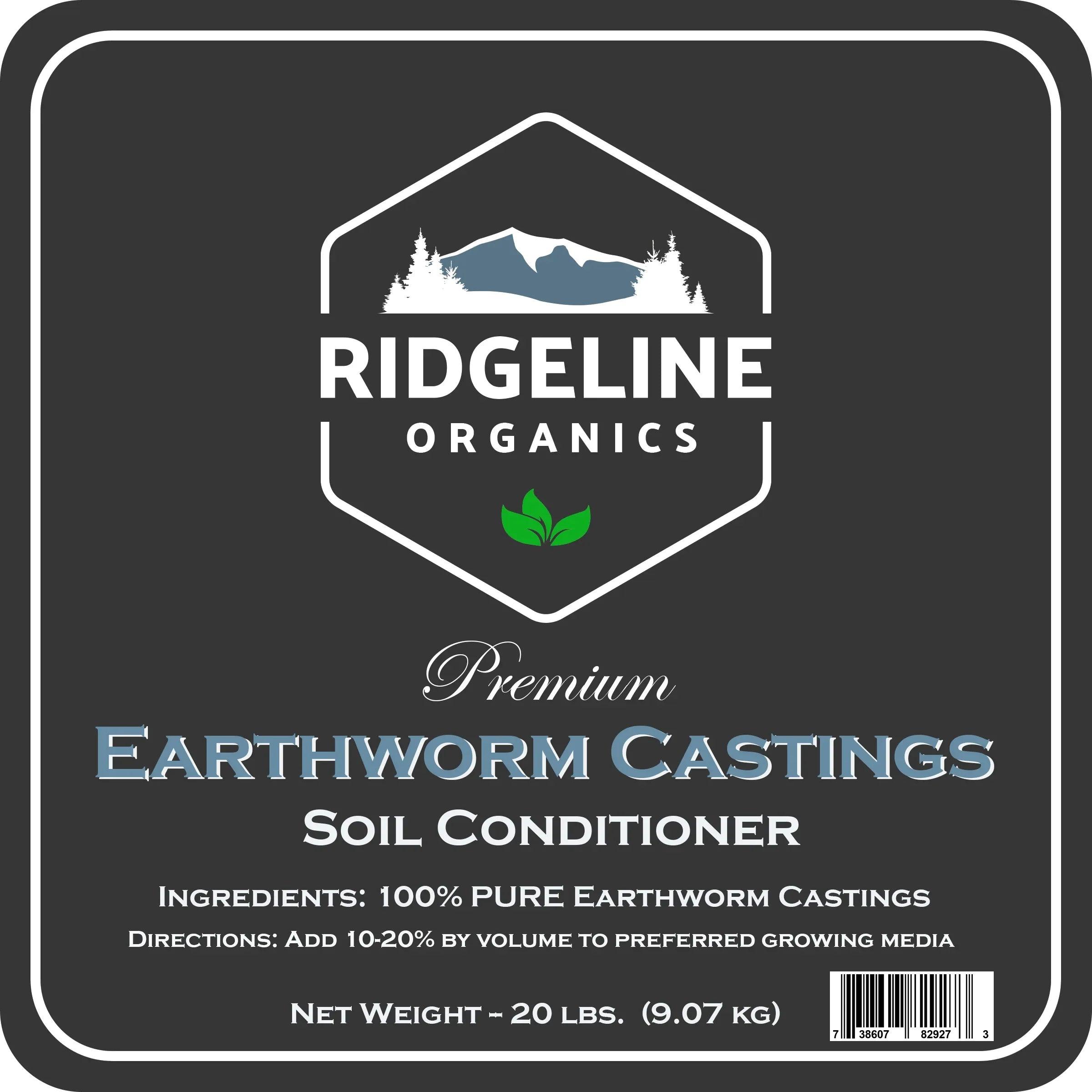 Ridgeline Organics Premium Earthworm Castings