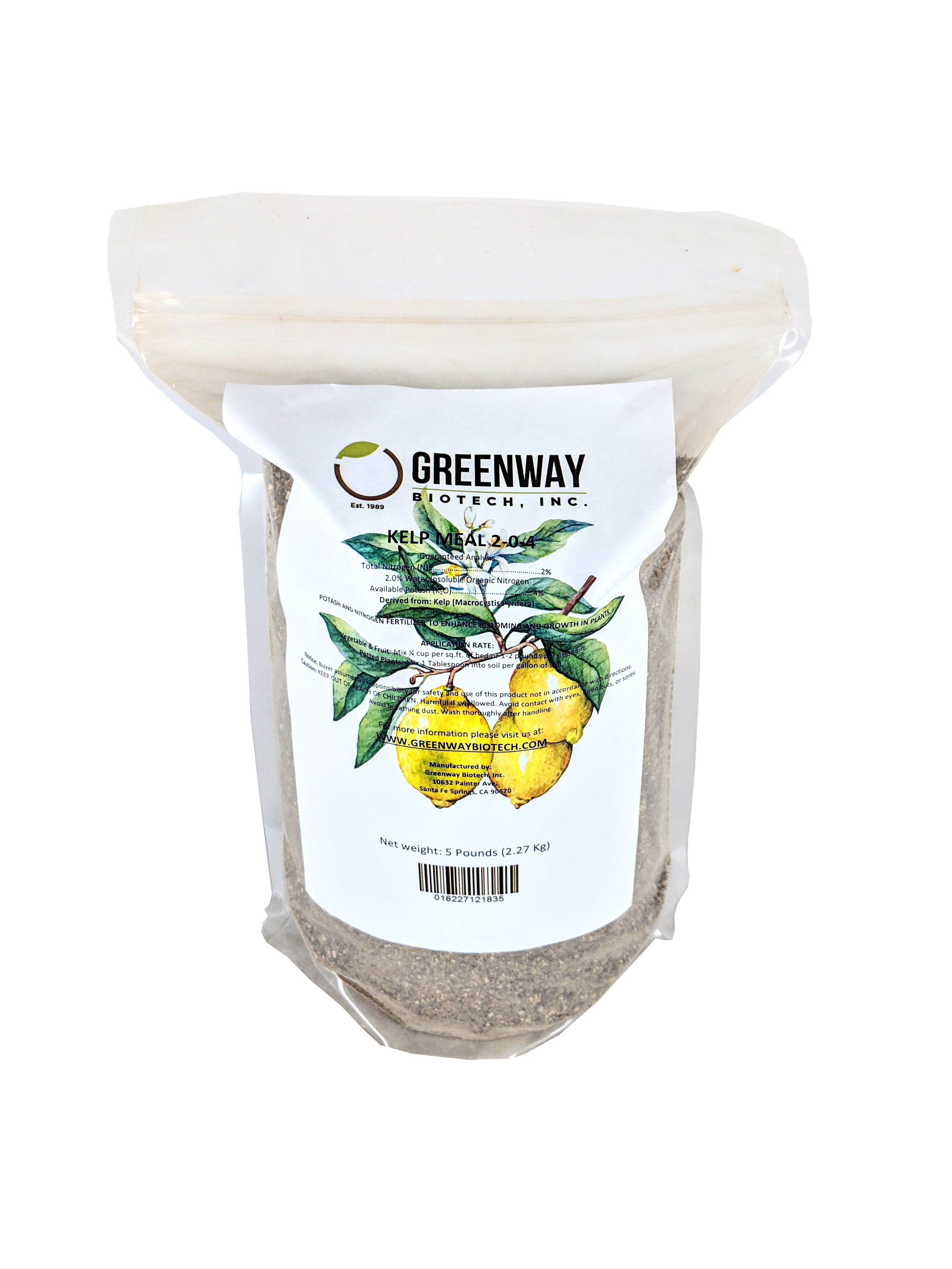 Kelp Meal Fertilizer 2-0-4