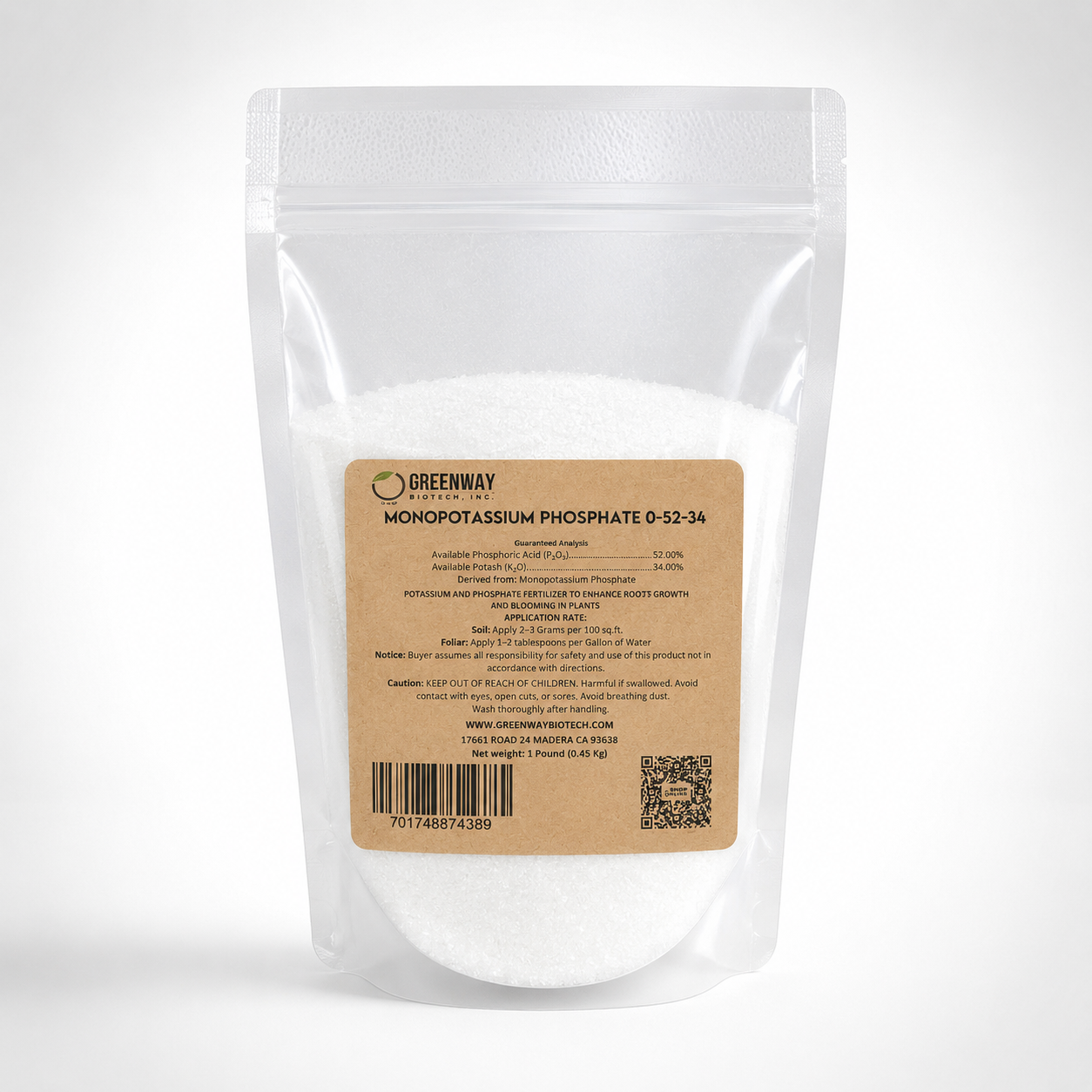 Monopotassium Phosphate 0-52-34