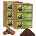 12pcs Organic Coco Coir Bricks Soil Blocks- 100% Natural Compressed Coco Peat Brick Coconut Fiber Substrate with Low ECand pH B