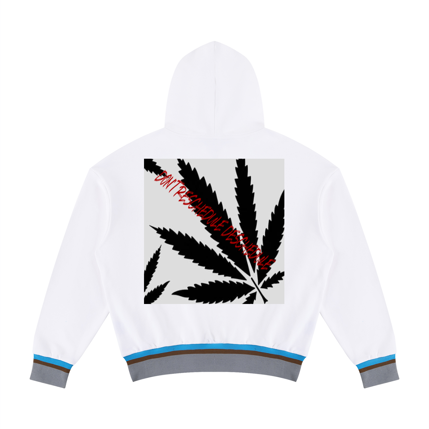 Unisex Oversized Color Block Boxy Hoodie
