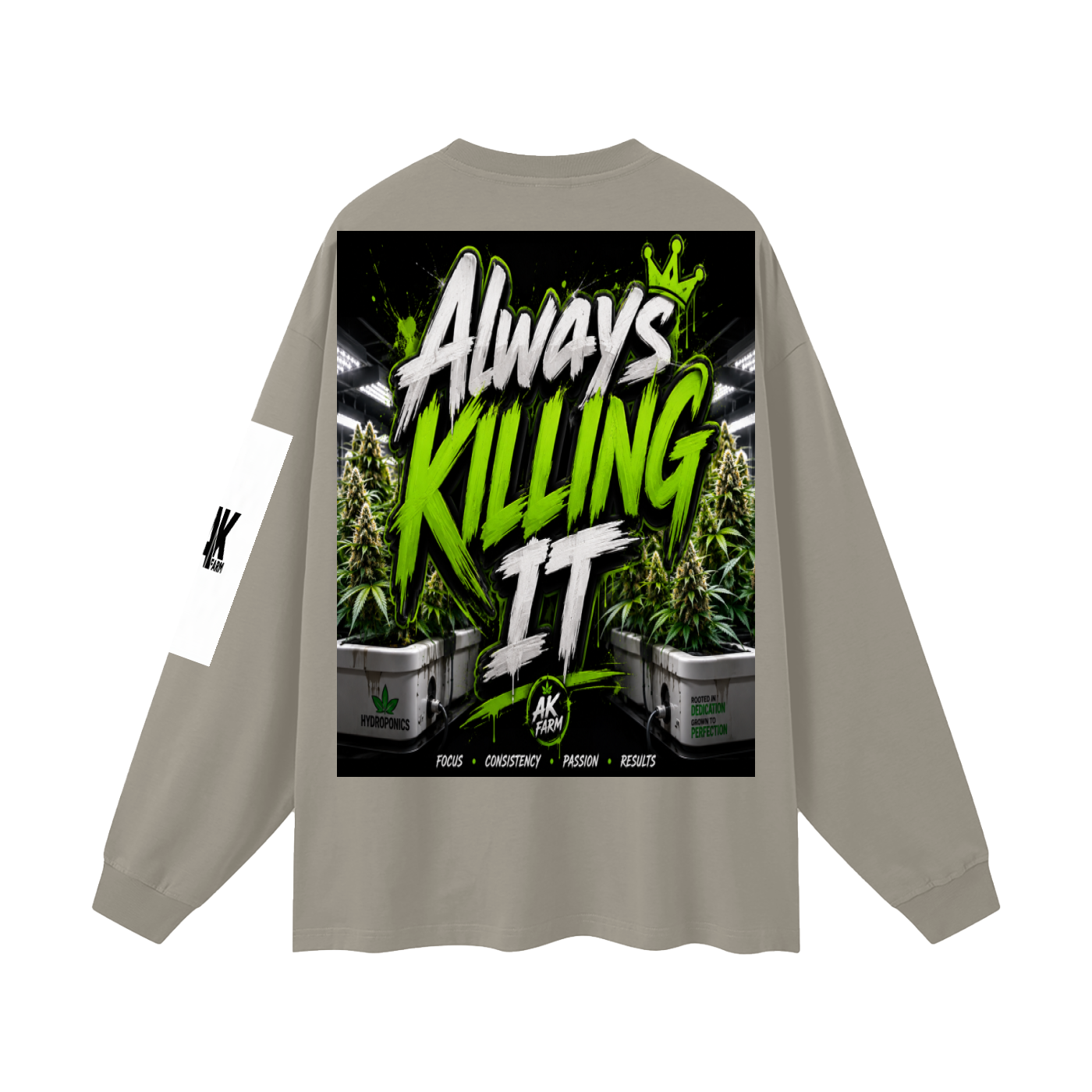 Oversized Unisex Long Sleeve T-Shirt