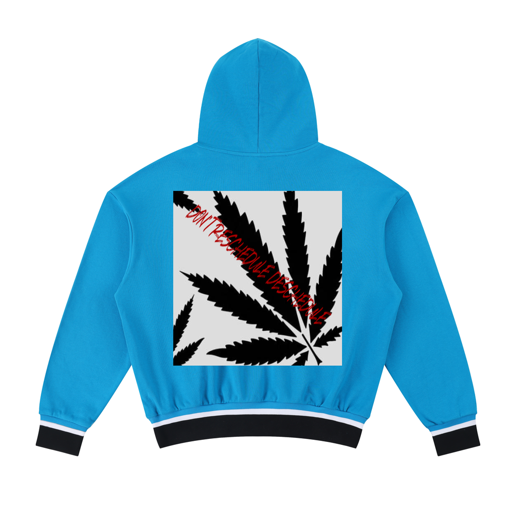 Unisex Oversized Color Block Boxy Hoodie