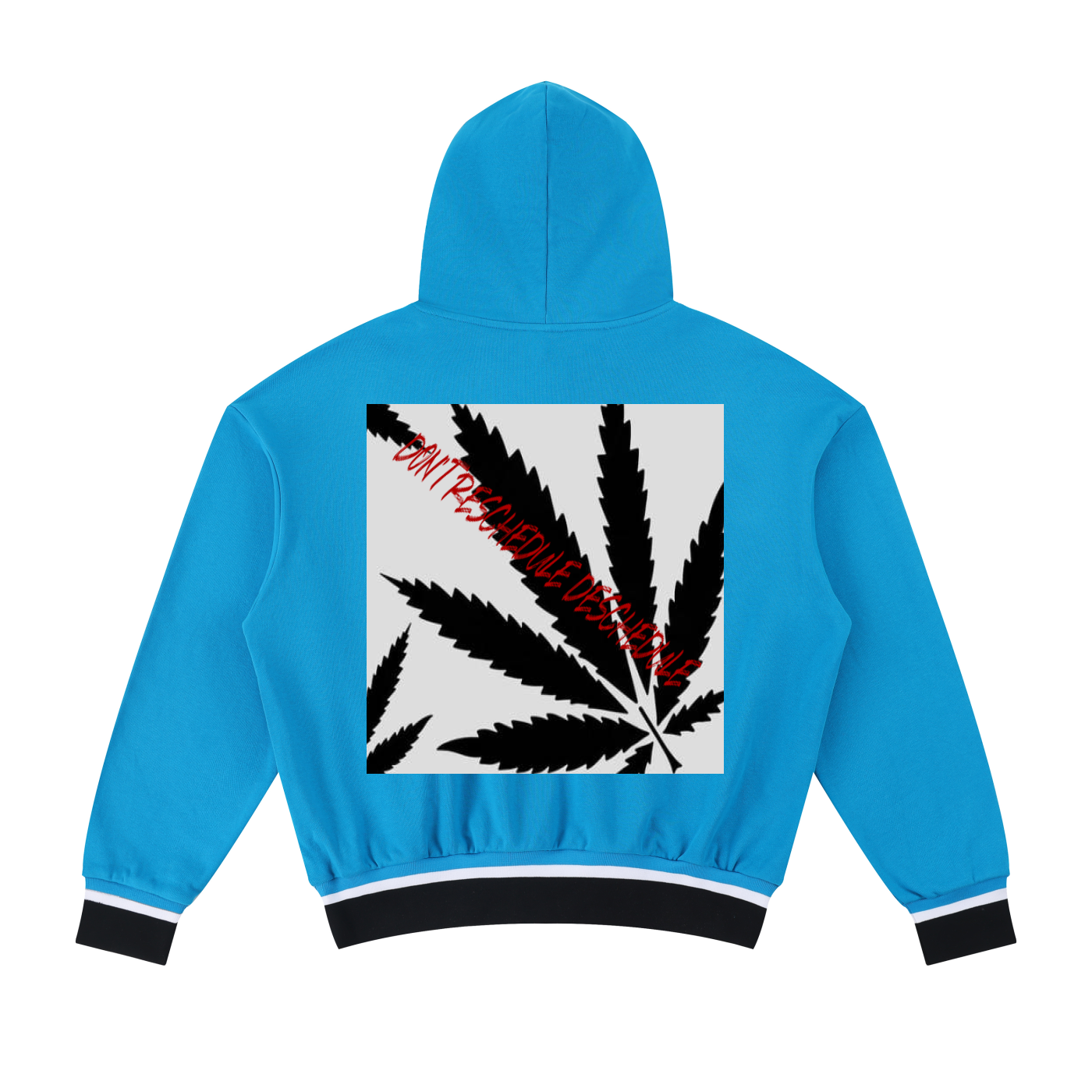 Unisex Oversized Color Block Boxy Hoodie