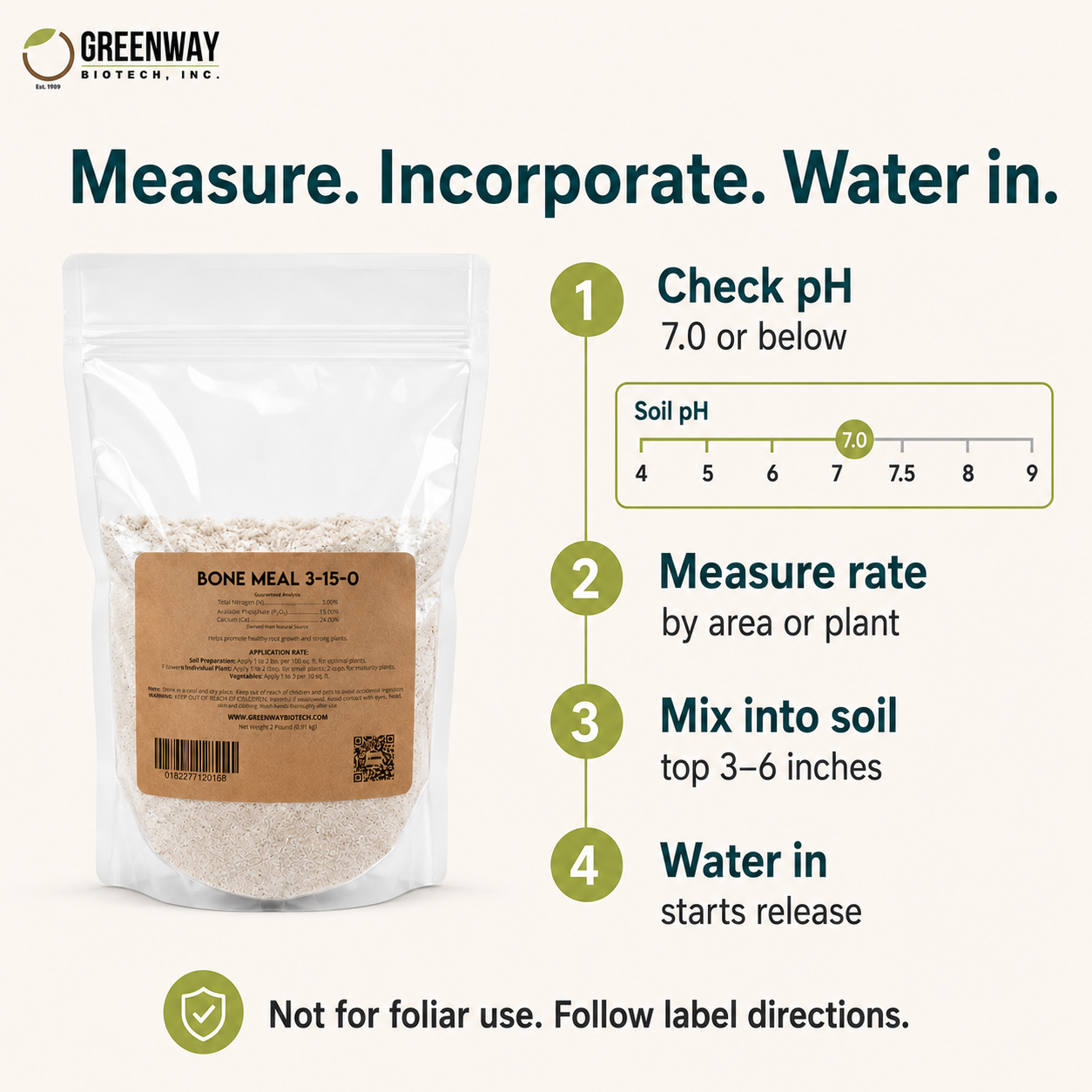 Organic Bone Meal Fertilizer 3-15-0