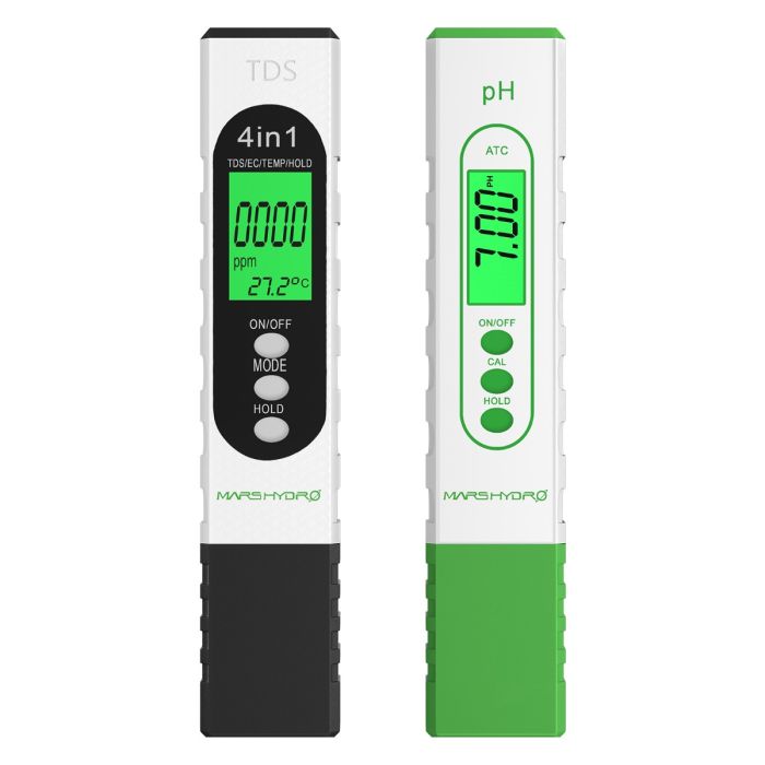 MARS HYDRO PH AND TDS METER COMBO FOR HYDROPONICS