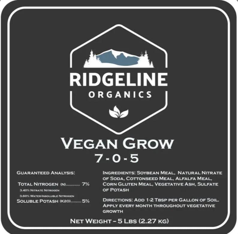 Ridgeline Vegan Grow Granular Fertilizer