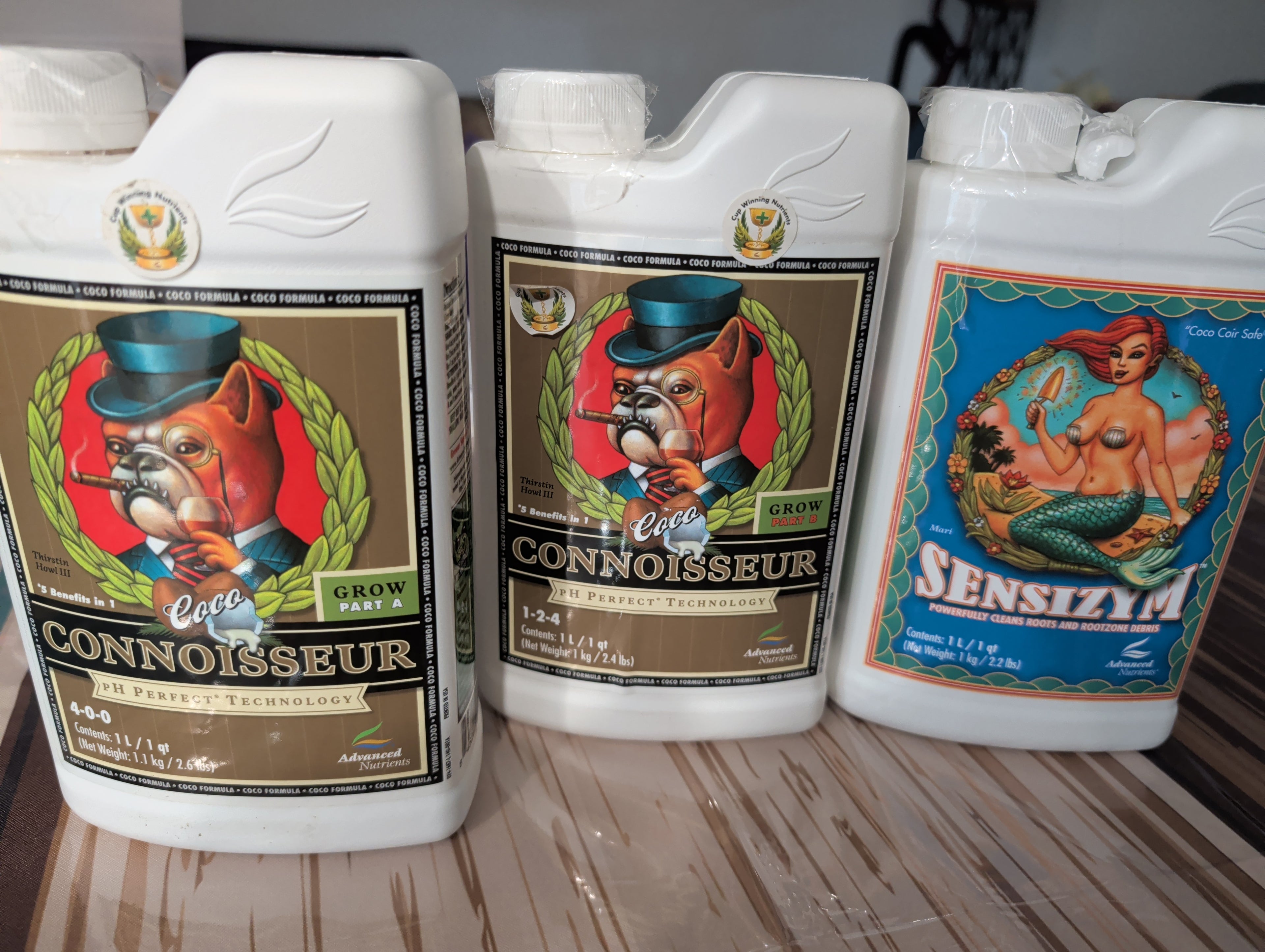 Advanced Nutrients Grow A/ Grow B 1 Liter Bundle with sensizym