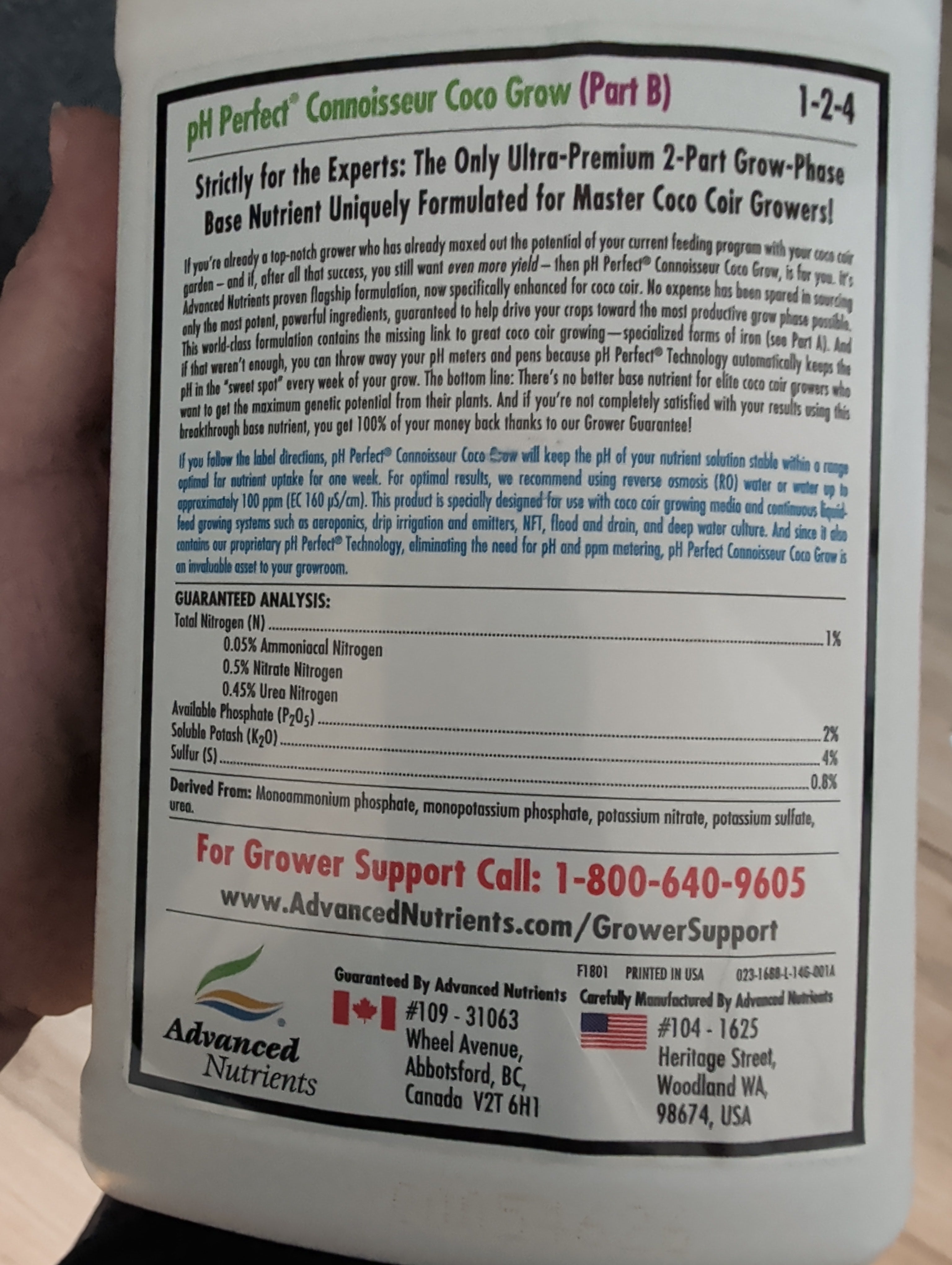 Advanced Nutrients Grow A/ Grow B 1 Liter Bundle with sensizym