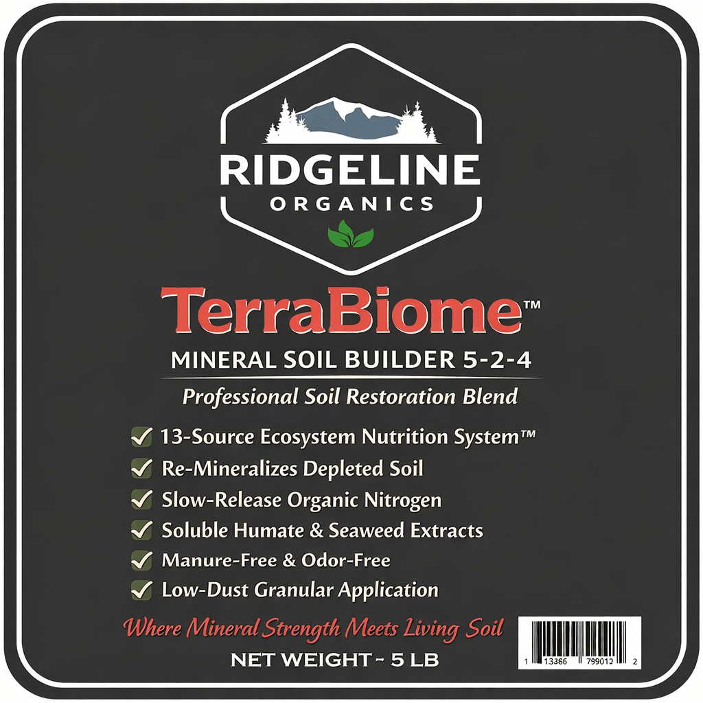 Ridgeline Organics Terra Biome™ Mineral Soil Builder 5-2-4 5lb bag