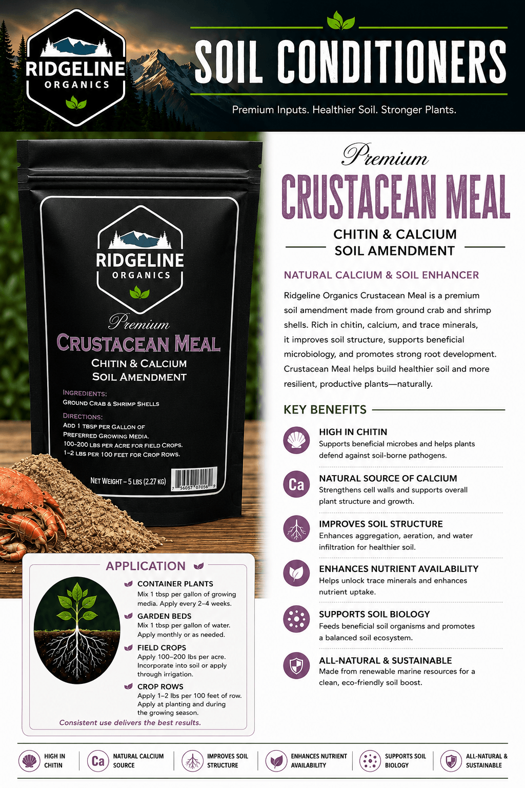 Ridgeline Organics Crustacean Meal